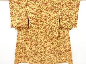 花模様上代紬着物